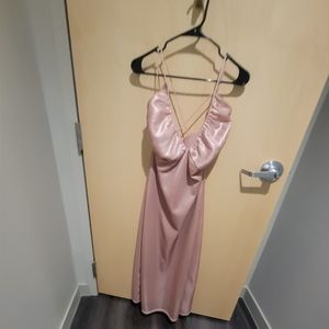 Zara Pink Shimmer Dress
